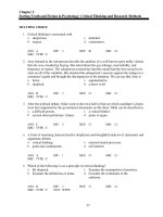 Psychology concepts and connections 10th edition rathus test bank 