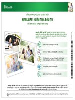 bảng-minh-họa-sản-phẩm-bảo-hiểm-nhân-thọ-Manulife-Điểm Tựa Đầu Tư