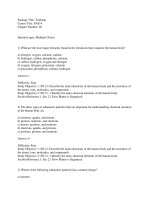 Principles of anatomy and physiology 14th edition tortora test bank 