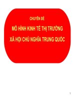 BÀI GIẢNG điện tử KINH tế CHÍNH TRỊ   mô HÌNH KINH tế THỊ TRƯỜNG xã hội CHỦ NGHĨA TRUNG QUỐC