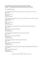 Project management achieving competitive advantage 3rd edition pinto test bank 