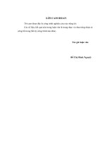 Tổ chức báo cáo kế toán quản trị tại công ty cổ phần lương thực Đà Nẵng