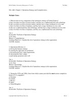 Operations management 6th edition reid test bank 