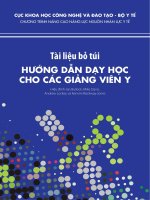 Hướng dẫn dạy học cho các sinh viên y