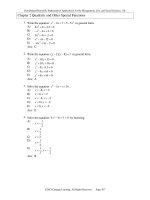 Mathematical applications for the management life and social sciences 10th edition harshbarger test bank 
