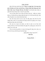 Nâng cao nhận thức và kĩ năng ứng phó với thiên tai cho học sinh tiểu học ở huyện minh hoá thông qua môn địa lí (lấy ví dụ ở truờng tiểu học yên hoá 