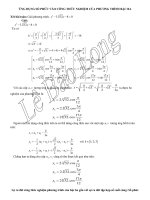 Ứng dụng số phức để giải phương trình bậc ba