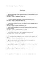 Operations and supply chain management 8th edition russell test bank 