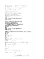 Principles of macroeconomics 10th edition case test bank 