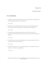 Organizational behavior improving performance and commitment in the workplace 5th edition colquitt test bank 