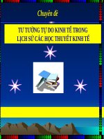 BÀI GIẢNG điện tử KINH tế CHÍNH TRỊ   tư TƯỞNG KINH tế tự DO TRONG LỊCH sử các học THUYẾT KINH tế