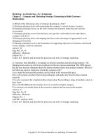 Marketing an introduction 11th edition armstrong test bank 