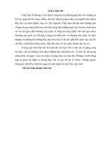 CHỦ THỂ THAM GIA GIAO DỊCH VÀ ĐỐI TƯỢNG ĐUỢC GIAO DỊCH