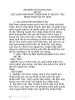 Nghiên cứu khoa học: Các giái pháp phát triển nhà ở người thu nhập thấp tại TP. HCM