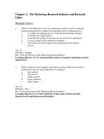 Marketing research 10th edition mcdaniel test bank 