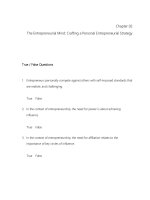 New venture creation entrepreneurship for the 21st century 9th edition spinelli test bank 