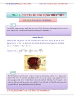 Ứng dụng tích phân để giải bài toán thực tiễn   có lời giải chi tiết