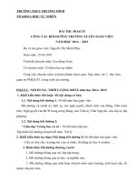 bài thu hoạch bồi dưỡng thường xuyên module 18, 19, 20, 21 thcs 