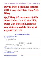 HAI MẶT PHẲNG VUÔNG GÓC CÓ GIẢI CHI TIẾT RẤT HAY
