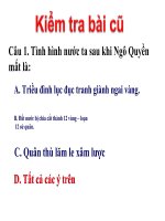 Bài 8. Cuộc kháng chiến chống quân Tống xâm lược lần thứ nhất (Năm 981)