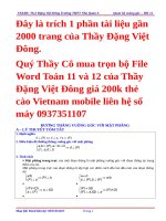 ĐƯỜNG THẲNG VUÔNG GÓC VỚI MẶT PHẲNG CÓ GIẢI CHI TIẾT