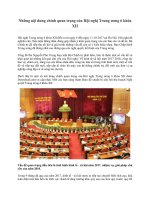 Nội dung chính của hội nghị trung ương 6 khóa XII (phục vụ bài thu hoạch)