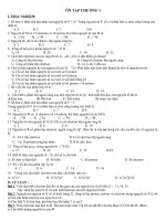 on tap chương 1 hóa học 10