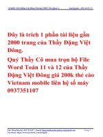 Hàm Số Lượng Giác Có Giải Chi Tiết Rất Hay