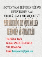 PBCDV về mối liên hệ phổ biến và về sự phát triển