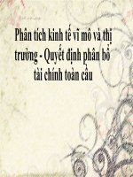 phân tích kinh tế vĩ mô và thị trường   quyết định phân bổ tài chính toàn cầu 