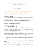 SKKN NÂNG CAO HIỆU QUẢ HOẠT ĐỘNG HƯỚNG dẫn học SINH NGHIÊN cứu KHOA học THÔNG QUA TRẢI NGHIỆM KHOA học 