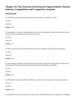 Strategic management concepts and cases competitiveness and globalization 12th edition hitt test bank 