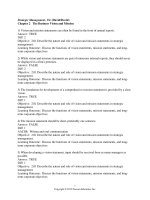 Strategic management a competitive advantage approach concepts 15th edition david test bank 