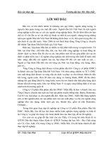 Tình hình thực hiện kế hoạch thực tập tốt nghiệp tại công ty cổ phần hóa phẩm dầu khí DMC  miền bắc  