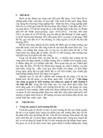 Vận dụng các công cụ quản lý môi trường vào công tác quản lý môi trường ở các khu đô thị 