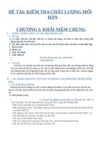 kiểm tra chất lượng mối hn 