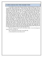 luyện trắc nghiệm toán ôn thi đại học