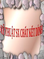 ky thuat san xuat chat ket dinh