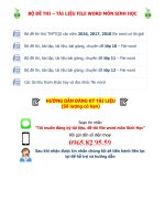 Trọn bộ tài liệu file word lời giải chi tiết 2018