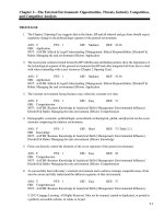 Strategic management concepts and cases competitiveness and globalization 10th edition hitt test bank 