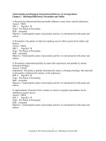 Understanding and managing organizational behavior 6th edition george test bank 