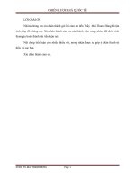 tiểu luận chiến lược giá quốc tế 