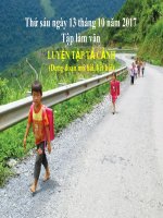 Tuần 8. Luyện tập tả cảnh (Dựng đoạn mở bài, kết bài)