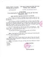 QĐ BTC HỘI GIẢNG GV DẠY GIỎI CẤP TRƯỜNG 2017-2018