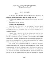 SKKN  khai thác phần mềm wondershare quizcreator và google site giúp học sinh rèn luyện  bài thi trắc nghiệm môn toán 