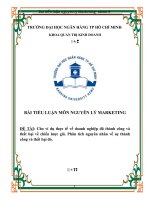 Cho ví dụ thực tế về doanh nghiệp đã thành công và thất bại về chiến lược giá  phân tích nguyên nhân về sự thành công và thất bại đó  