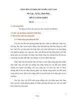 SKKN sử dụng sơ đồ tư duy dạy học theo chủ đề cacbohiđrat 