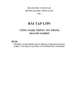 tìm hiểu về hệ thống quản trị quan hệ khách hàng (crm)   ứng dụng tại công ty cổ phần sữa vinamilk 