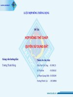 hợp ĐỒNG THẾ CHẤP QUYỀN sử DỤNG đất