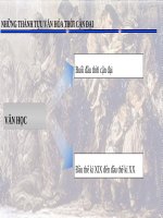 Bài 7. Những thành tựu văn hoá thời cận đại
